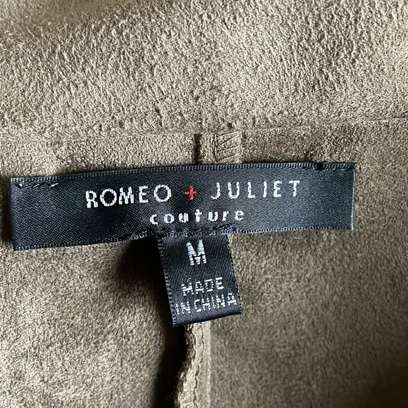 Romeo & Juliet Couture green suede jacket - Picture 11 of 12